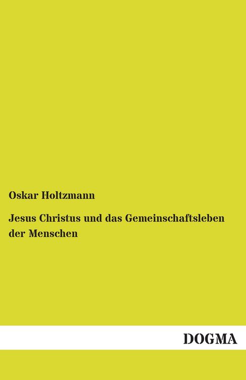 Produktbild: Jesus Christus und das Gemeinschaftsleben der Menschen