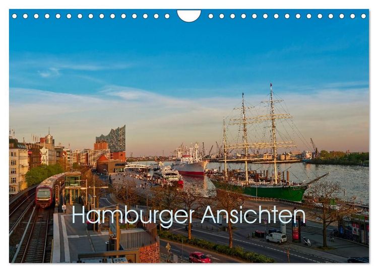 Produktbild: Hamburger Ansichten (Wandkalender 2027 DIN A4 quer), CALVENDO Monatskalender