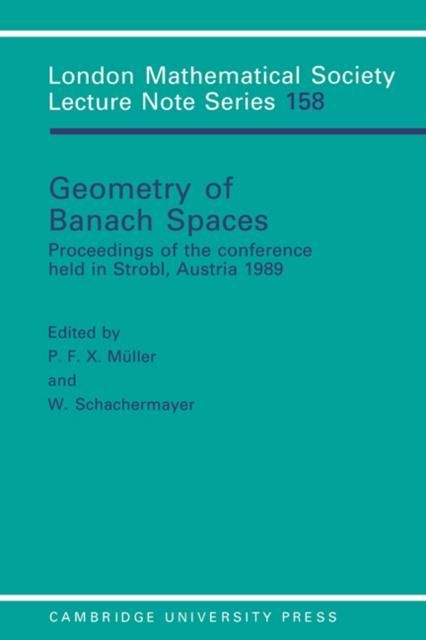 Produktbild: Geometry of Banach Spaces