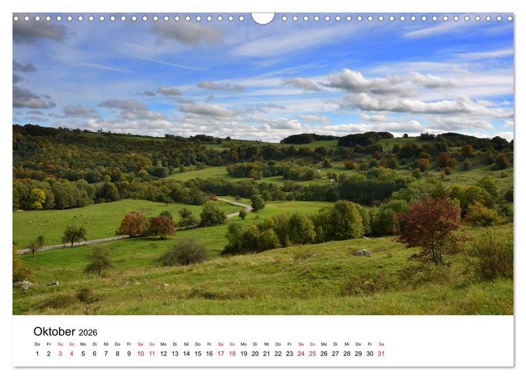 Produktbild: Zauberhafte Schw&auml;bische Alb (Wandkalender 2026 DIN A3 quer), CALVENDO Monatskalender