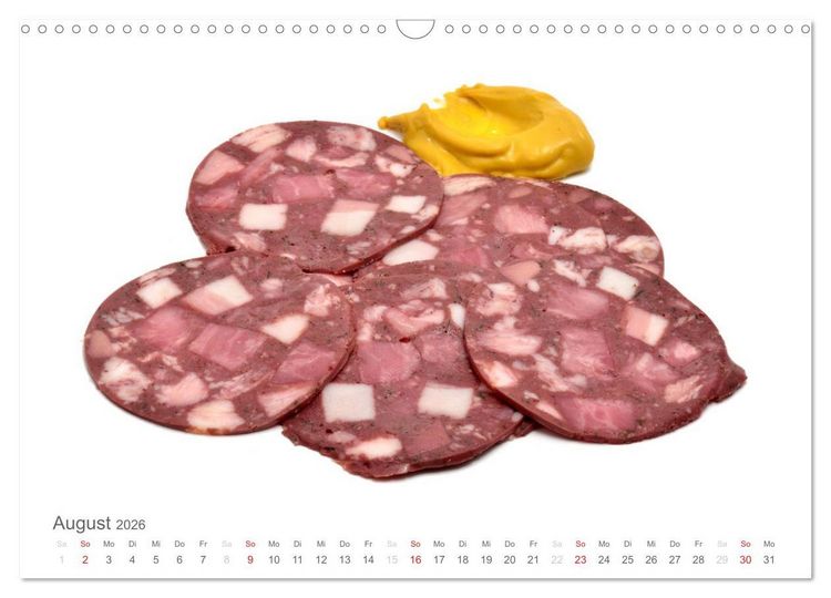 Produktbild: Alles Wurst (Wandkalender 2026 DIN A3 quer), CALVENDO Monatskalender