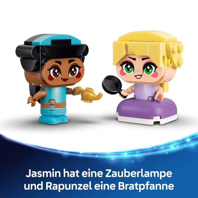Produktbild: LEGO ǀ Disney Princess 43303 Die Mini-Prinzessinnen Jasmin und Rapunzel