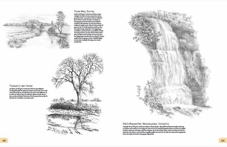 Produktbild: Landschaften Step by Step zeichnen lernen