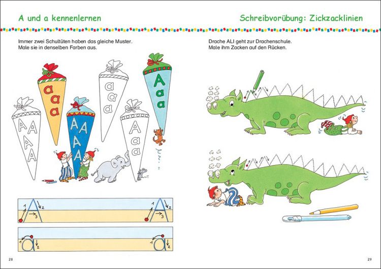 Produktbild: Erfolgreich durch die Vorschule - Buchstaben Schreiben Konzentration