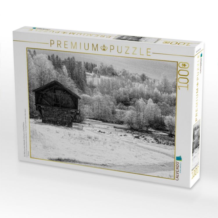 Produktbild: CALVENDO Puzzle Ein Bild aus dem Kalender Schwarz und Wei&szlig; Natur | 1000 Teile Lege-Gr&ouml;&szlig;e 64x48cm Foto-Puzzle f&uuml;r gl&uuml;ckliche Stunden