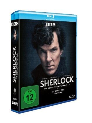 Produktbild: Sherlock - Die komplette Serie: Staffeln 1-4 & Die Braut des Grauens auf 10 BDs LTD. [10 BRs]