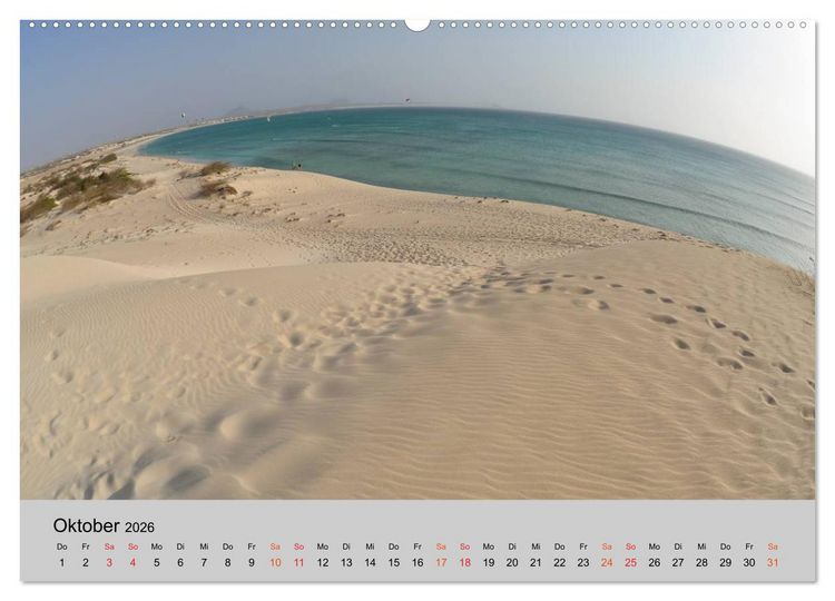 Produktbild: Boa Vista - Perle der Kapverden (hochwertiger Premium Wandkalender 2026 DIN A2 quer), Kunstdruck in Hochglanz