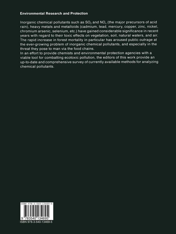 Produktbild: Environmental Research and Protection