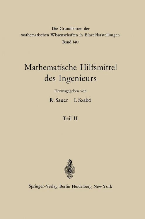 Produktbild: Mathematische Hilfsmittel des Ingenieurs