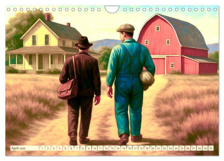 Produktbild: John Steinbeck (Wandkalender 2026 DIN A4 quer), CALVENDO Monatskalender