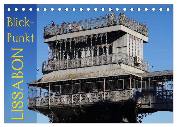 Produktbild: BlickPunkt Lissabon (Tischkalender 2026 DIN A5 quer), CALVENDO Monatskalender
