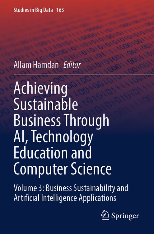 Produktbild: Achieving Sustainable Business Through AI, Technology Education and Computer Science