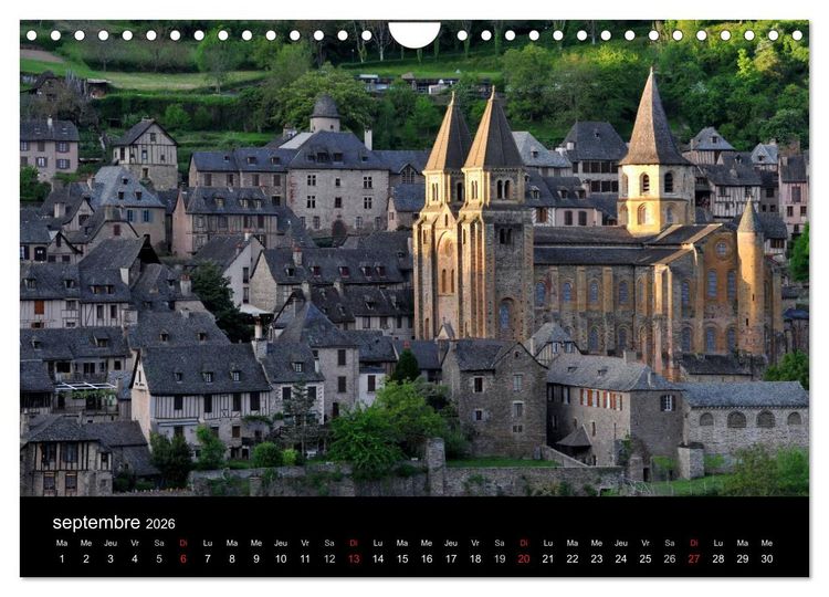 Produktbild: Couleurs Aveyron (Calendrier mural 2026 DIN A4 vertical), CALVENDO calendrier mensuel