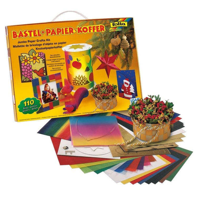 Produktbild: Bastelpapierkoffer Herbst / Weihnachten