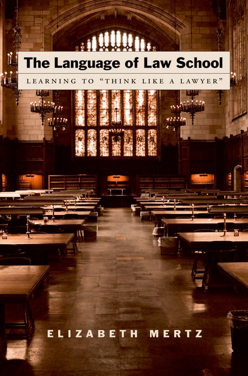 Produktbild: The Language of Law School