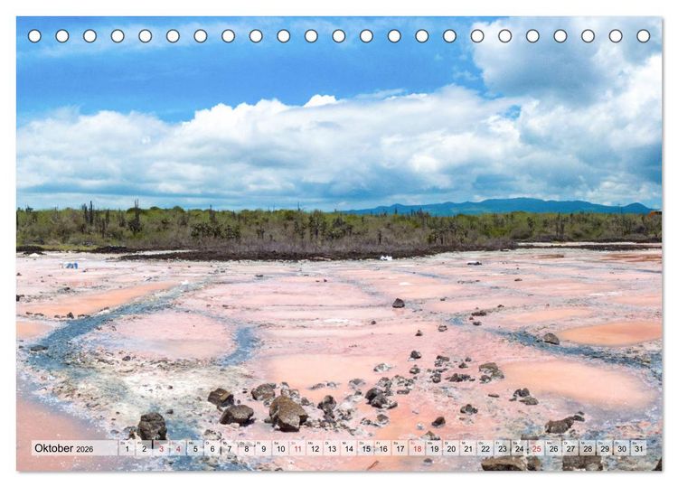 Produktbild: Die Galapagosinseln - Santa Cruz Island (Tischkalender 2026 DIN A5 quer), CALVENDO Monatskalender