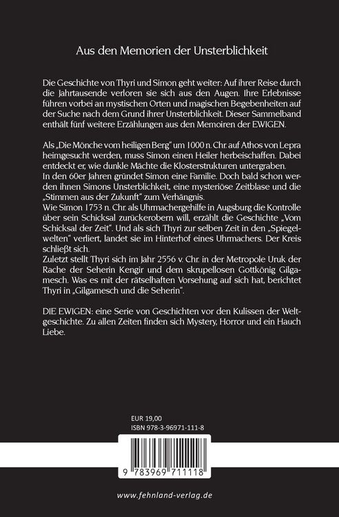 Produktbild: DIE EWIGEN. Erinnerungen an die Unsterblichkeit