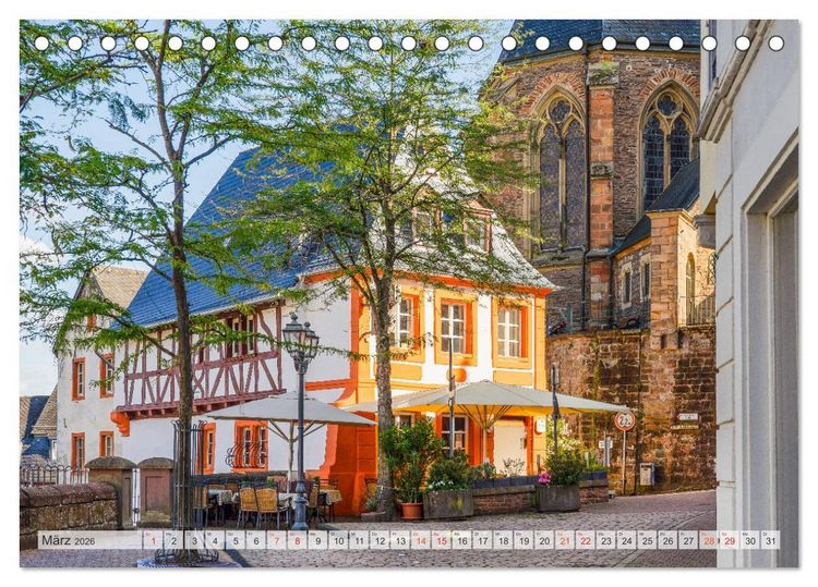 Produktbild: Saarburg Impressionen (Tischkalender 2026 DIN A5 quer), CALVENDO Monatskalender