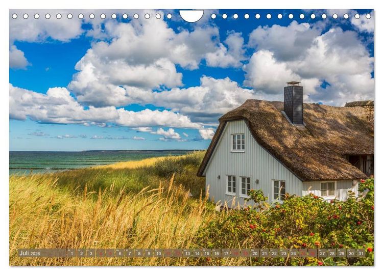 Produktbild: Vom Gebirge bis zum Meer, Alpen/Erzgebirge - Mitteldeutschland - K&uuml;ste (Wandkalender 2026 DIN A4 quer), CALVENDO Monatskalender