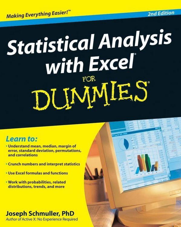 Produktbild: Statistical Analysis with Excel For Dummies