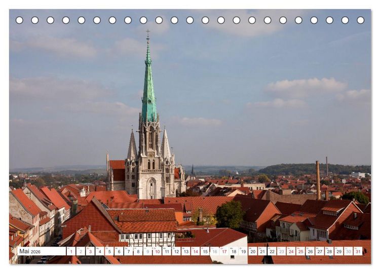 Produktbild: Deutsche Bundesl&auml;nder - Th&uuml;ringen (Tischkalender 2026 DIN A5 quer), CALVENDO Monatskalender