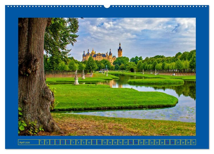 Produktbild: Schwerin - Wir sind Welterbe (Wandkalender 2026 DIN A2 quer), CALVENDO Monatskalender