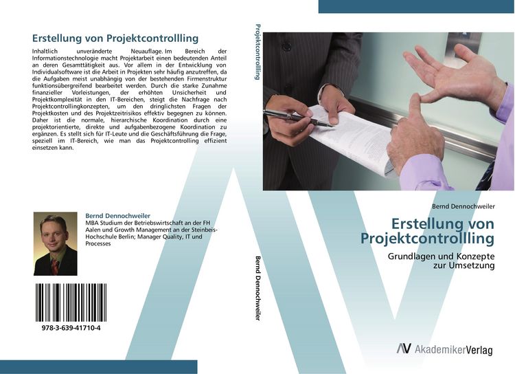 Produktbild: Erstellung von Projektcontrollling
