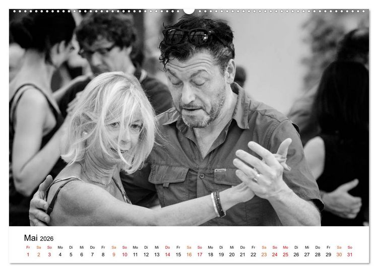 Produktbild: Tango Argentino - Paare beim Tanz auf &ouml;ffentlichen Pl&auml;tzen (Wandkalender 2026 DIN A2 quer), CALVENDO Monatskalender