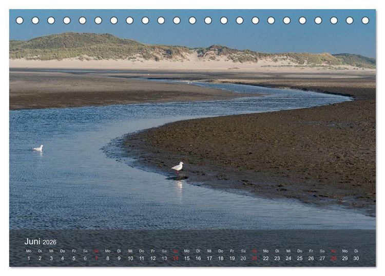 Produktbild: Texel - Meine Insel (Tischkalender 2026 DIN A5 quer), CALVENDO Monatskalender