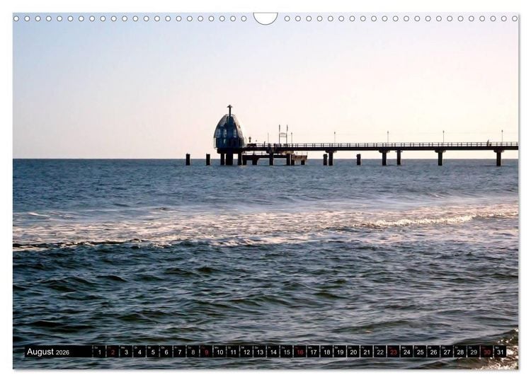 Produktbild: USEDOM - Seeb&auml;der und Naturparadies (Wandkalender 2026 DIN A3 quer), CALVENDO Monatskalender