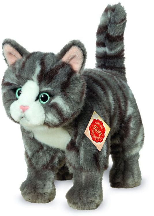 Bild vom Artikel Teddy-Hermann - Katze stehend grau getigert 20 cm vom Autor 