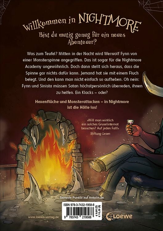 Produktbild: Nightmore - Das gruseligste Internat der Welt (Band 3) - Teuflisch fieser Fluch