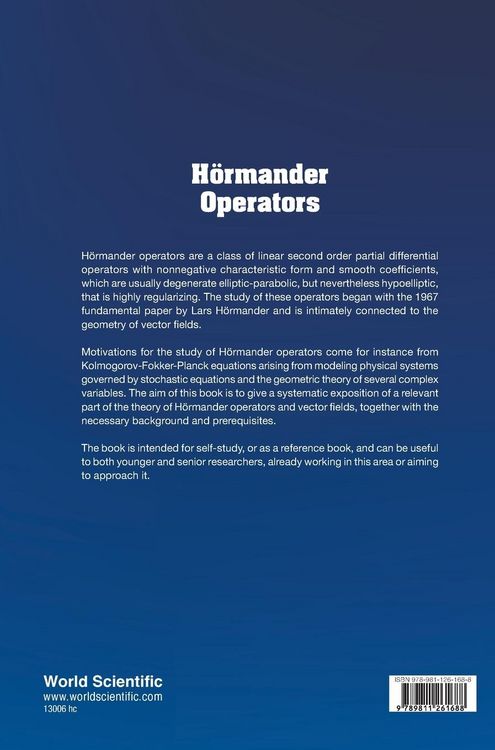 Produktbild: Hormander Operators