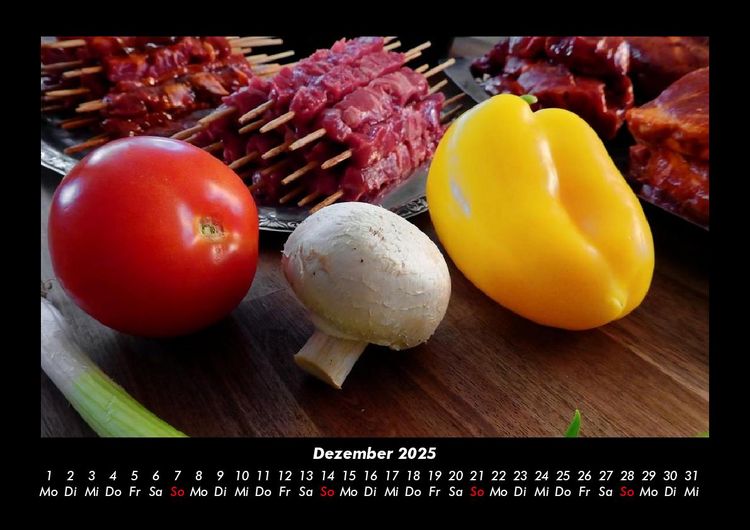 Produktbild: Gem&uuml;sekalender 2025 Fotokalender DIN A3