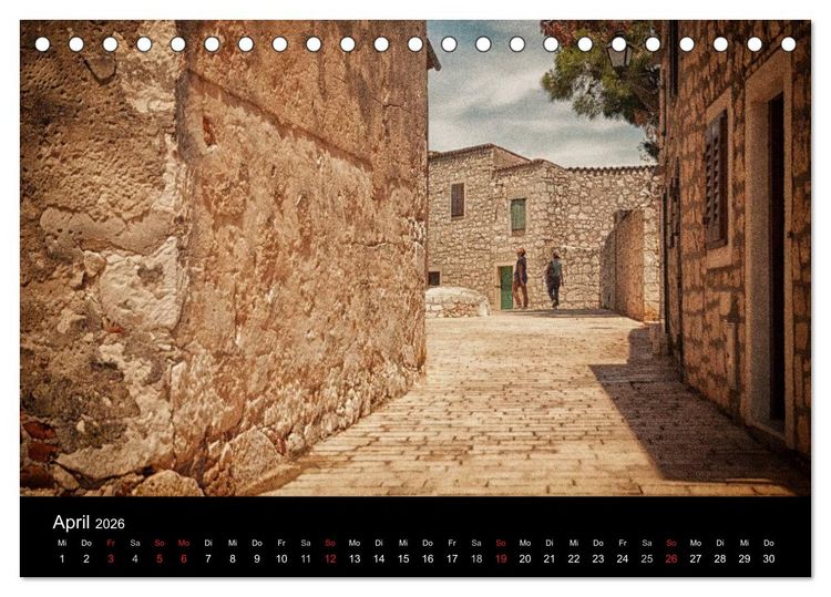 Produktbild: Rovinj Impressionen (Tischkalender 2026 DIN A5 quer), CALVENDO Monatskalender