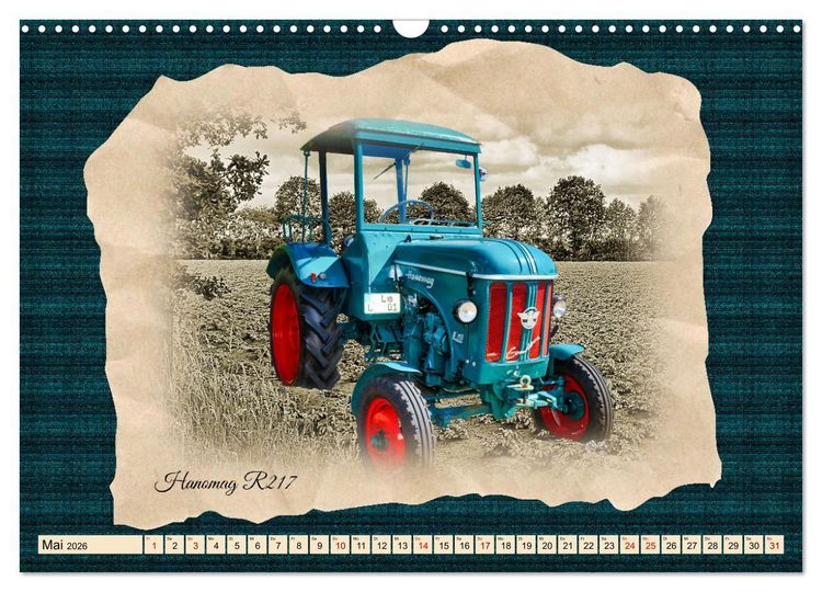 Produktbild: Hanomag Schlepper (Wandkalender 2026 DIN A3 quer), CALVENDO Monatskalender