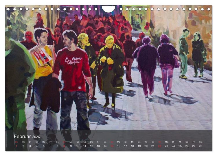 Produktbild: Alena Steinlechner, Acryl auf Leinwand (Wandkalender 2026 DIN A4 quer), CALVENDO Monatskalender