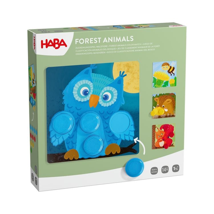 Produktbild: HABA 2013990001 - Zuordnungsspiel Waldtiere, 14-teilig
