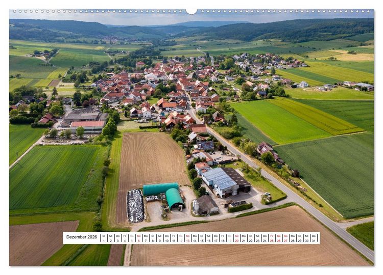 Produktbild: Die Ringgau D&ouml;rfer (Wandkalender 2026 DIN A2 quer), CALVENDO Monatskalender