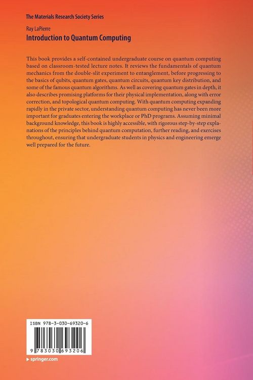 Produktbild: Introduction to Quantum Computing