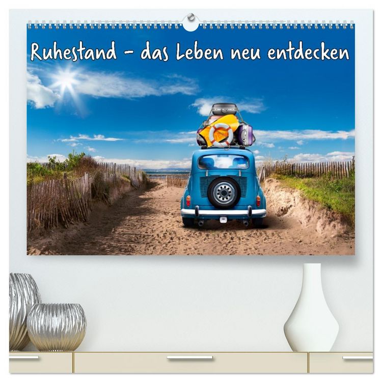 Produktbild: Ruhestand - das Leben neu entdecken (hochwertiger Premium Wandkalender 2026 DIN A2 quer), Kunstdruck in Hochglanz