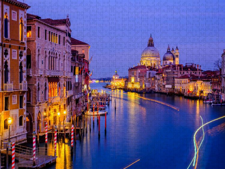 Produktbild: CALVENDO Puzzle Canal Grande mit Basilica di Santa Maria della Salute | 2000 Teile Lege-Gr&ouml;&szlig;e 90x67cm Foto-Puzzle f&uuml;r gl&uuml;ckliche Stunden