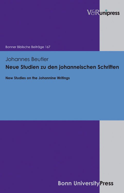 Bild vom Artikel Neue Studien zu den johanneischen Schriften vom Autor Johannes Beutler