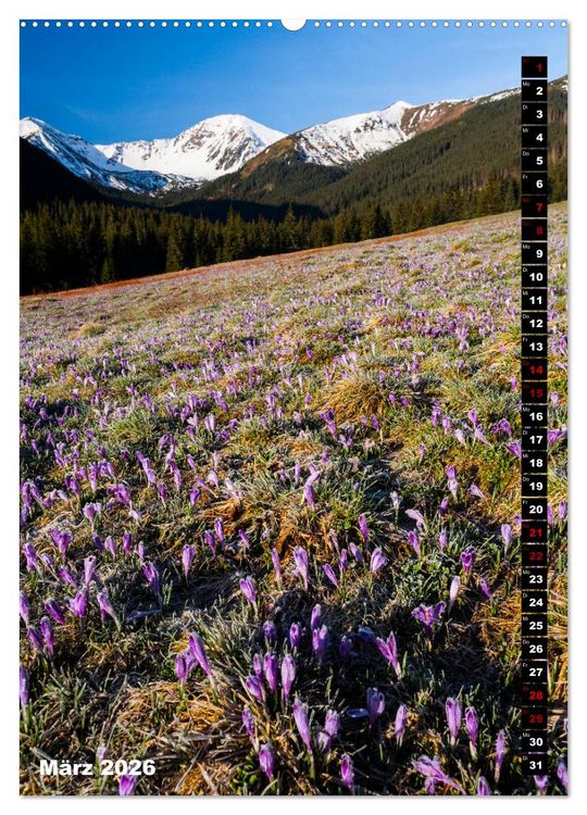 Produktbild: Impressionen aus der Tatra (Wandkalender 2026 DIN A2 hoch), CALVENDO Monatskalender