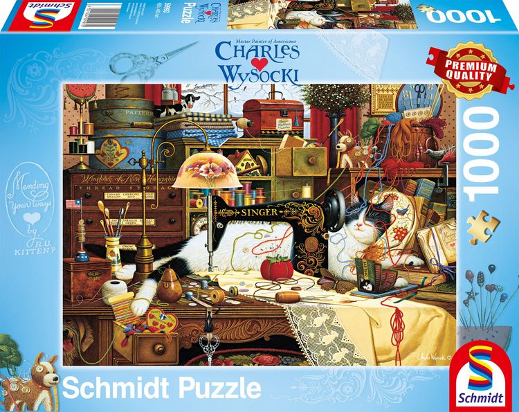 Produktbild: Maggie, die Chaotin, Charles Wysocki Puzzle 1.000 Teile