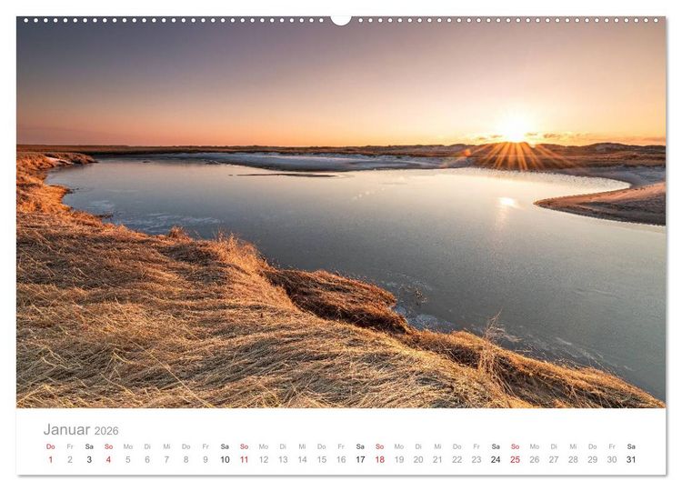 Produktbild: St. Peter-Ording. Deutschlands gr&ouml;&szlig;te Sandkiste (hochwertiger Premium Wandkalender 2026 DIN A2 quer), Kunstdruck in Hochglanz