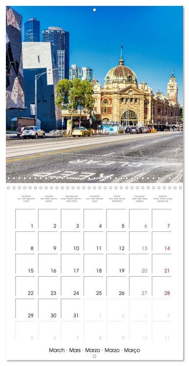 Produktbild: Melbourne - Australia's friendly metropolis (Wall Calendar 2027 12 &times; 12 Inch) CALVENDO 12 Month Wall Calendar