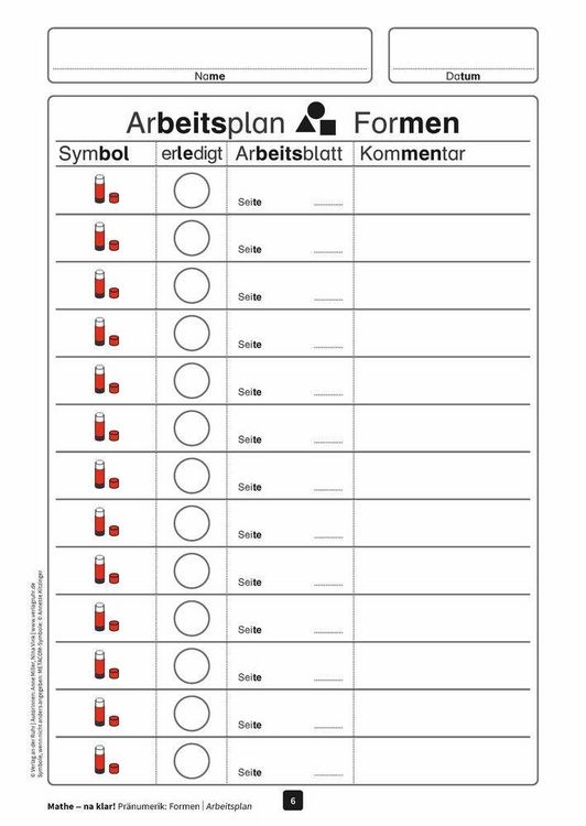 Produktbild: Mathe - na klar! Pr&auml;numerik: Formen