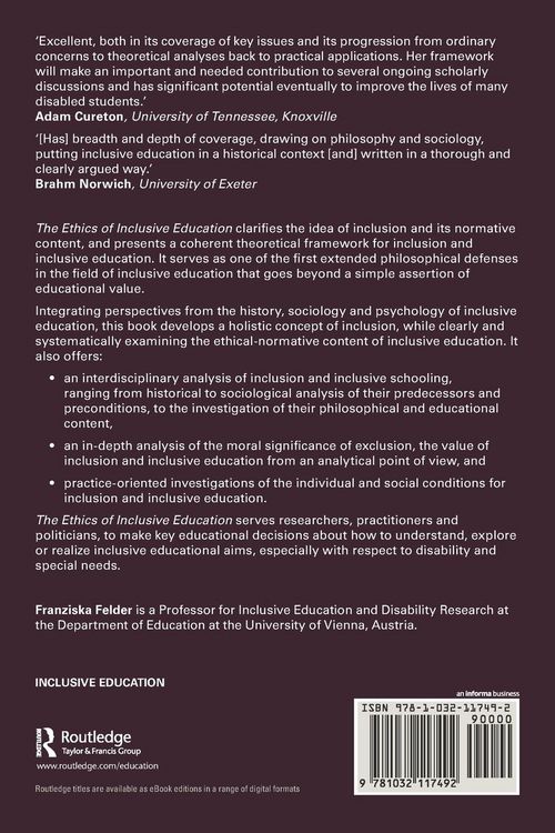 Produktbild: The Ethics of Inclusive Education