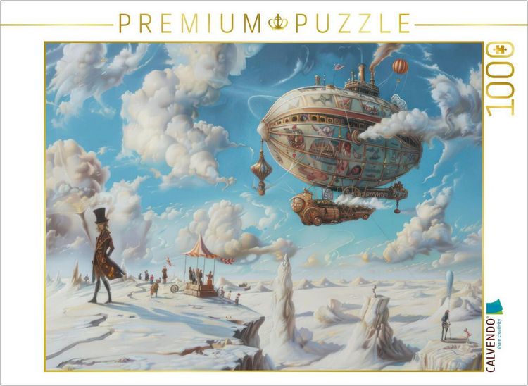 Produktbild: CALVENDO Puzzle Steampunk-Luftschiffe | 1000 Teile Lege-Gr&ouml;&szlig;e 64x48cm Foto-Puzzle f&uuml;r gl&uuml;ckliche Stunden